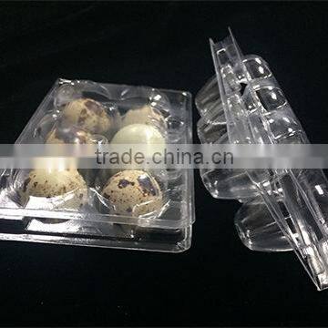 PVC,PE quail egg packaging boxes Clear quail egg packaging tray