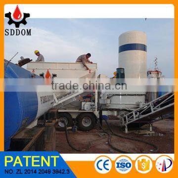 Self loading concrete batch plant,25m3/h concrete batch plant