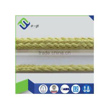 BV certificate Kevlar braided rope 10mm for marine use