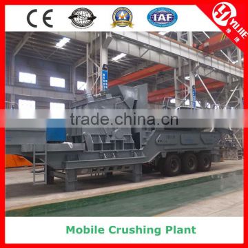 Trailer-Mounted 150-200T/H Mobile Stone Crushing Equipment for Sale