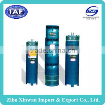 QJR series three phase centrifugal heat resistant submersible motor pump