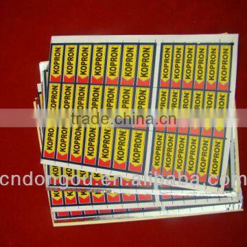 Custom design automatic labeling machine adhesive sticker