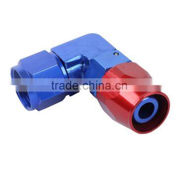 12 AN12 12-AN 90 DEGREE OIL/FUEL/GAS LINE HOSE SWIVEL SEAL END ADAPTOR FITTING