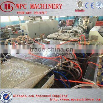 PVC wood hollow panel production line/WPC door panel extrusion line/wpc door making machine