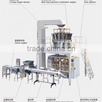 Jinan Eagle multi heads weigher potato chips packing machine