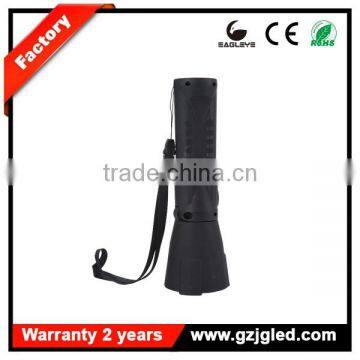Strong Nylon Body Cree Rechargeable Industrial Led Torch Light With Tail Warning Lamp photo-5