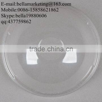 OPS Clear Plastic Lid Dome With Hole, Disposable Lid for 12-22 oz Paper Cup photo-4