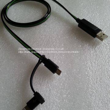 EL Lighting Charging Data Cable USB2.0 for Android And IPhone photo-2