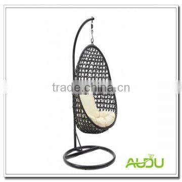 Audu Patio Single Person Rattan Garden Swing Chair photo-2