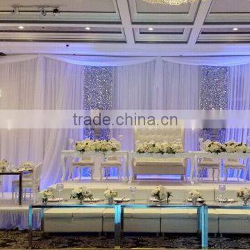 White leather wedding furniture wedding sofa