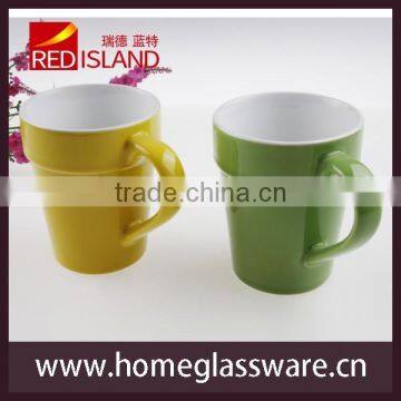 Set of 2 Colorful Ceramic Coffee Mug With Color Box photo-3