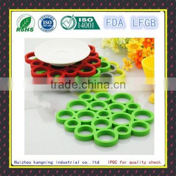 Food grade silicone placemat with hole,draining pad,drying mat