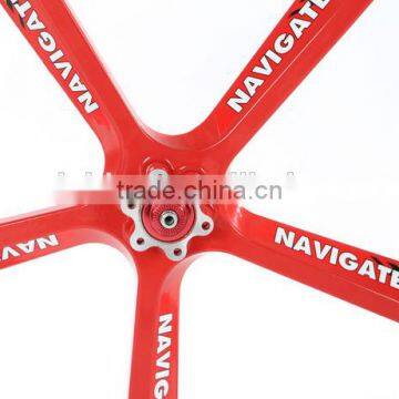 24 Inch Lightest Strongest Magnesium Alloy Bike Wheel /fixed Gear Type Hub Bike Wheel