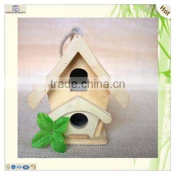 Eco-friendly Fairy Style Chimney Double Room Bird Cage photo-6