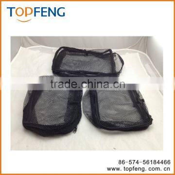 Mesh Travel Bags(3 Pack)/nylon Mesh Packing Bag/nylon Mesh Zippered Bag photo-2
