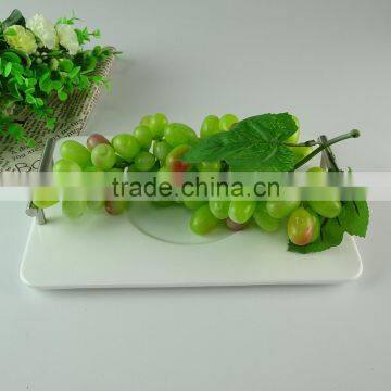 Stock White Glazed Rectangular Porcelain Fruit Plate Wholesale photo-2