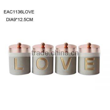 Unique candle jars for wedding centerpieces
