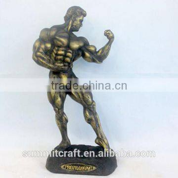 Plating Bodybuilding Figurine Trophy Resin Bodybuilding Awards photo-2