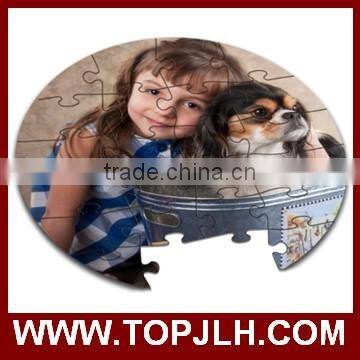 Topjlh 2017 Hot Factory Price Custom Blank MDF Sublimation Puzzle photo-3