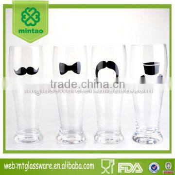 Wholesale Fancy Thin Beer Glass With Logo