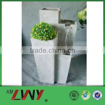 High quality flower pot decoration water fountain equipment