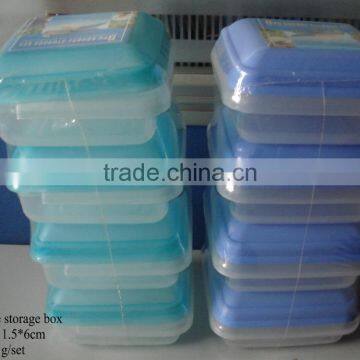 Set of 8pc Square Food Bento Storage Lunch Box Meal Prep Containers Food Carrier Boite a Vivres photo-3