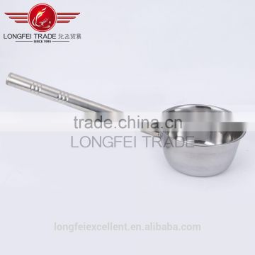 2016 stainless steel hot sale new shape milk pan set