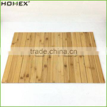 Handcrafted Bamboo Floor Mat Homex-BSCI Factory