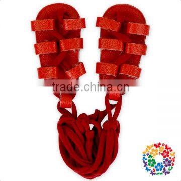 Vintage Gladiators Strappy Handmade Sandals Baby Kids Moccasins photo-2