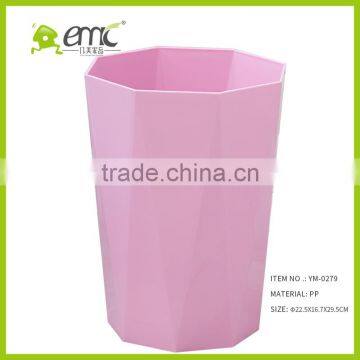 New Design Plastic Trash Bin, Plastic PP Decorative Round Trash Bin Waste Bin for Household photo-3