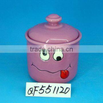 unique ceramic canister jar for sale