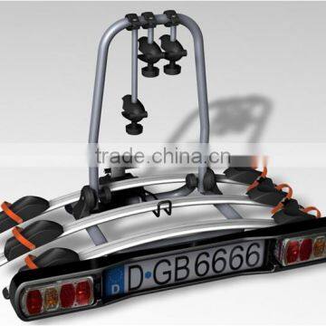 163700 Tilting Cycle Carrier Tow Bar Mounted Camping for 3 Bike photo-2