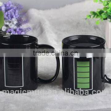 Customized Logo Hot Color Changing Ceramic Mug photo-5