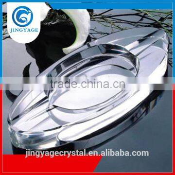 Jingyage boat shape crystal ashtrays