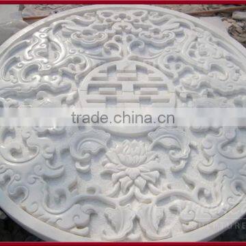 China Supplier Decoration Stone Carving Chinese Dragon Marble Relief Sculpture photo-2