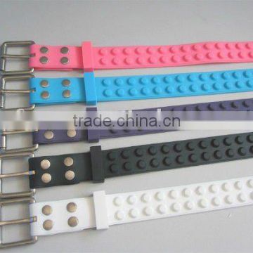 hot selling fashion silicone rubber belt for men