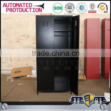 Korean Steel Cloth Wardrobe Bedroom Lockable Clothes Wardrobe Closet photo-6