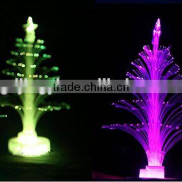 Craft Artificial LED 7colors Changing Fiber Optic Christmas Tree Decoration photo-4