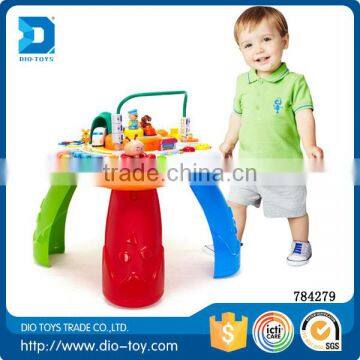 2017 hot lovely toy learn table with music/baby great gift toy