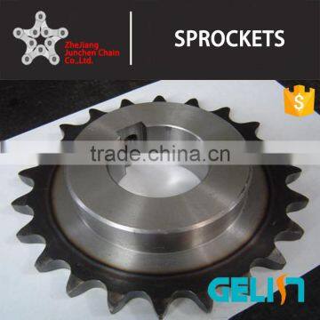 Made by cnc machine standard teeth heat treatment roller chain sprockets