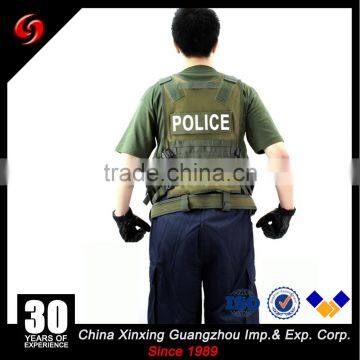 Hunting Military Molle Style Tactical Vest With 10 Pouches and Pistol Holster photo-4