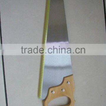 Garden cutting tools Hand saw cutting tree or branch