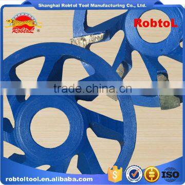 105mm L Type Segment Diamond Grinding Wheel Abrasive Polishing Disc for Concrete Granite Marble Double Cup Wheel photo-4