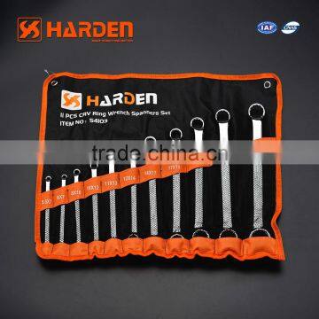 Professional 11PCS CRV Adjustable Ring Wrench Set