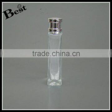 Lowest Price Cosmetic Fragrance Perfume 100ml Glass Bottle Weight Clear Crystal Square High Quality Bottle Glass China Suppliers photo-2