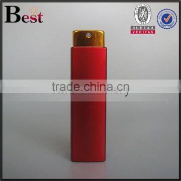 10ml 20ml 35ml Cosmetic Atomizer Perfume Spray Bottle Red Color Perfume Spray Bottle Square Glass Spray Perfume Bottle 20ml photo-2