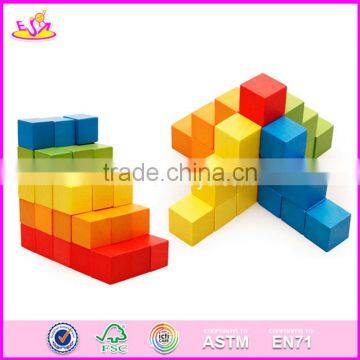 2017 New Design 100 Pieces Kids Preschool Building Toy Wood Blocks for Sale W13A130 photo-3