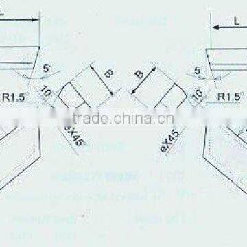 GB5245-85 And YS/T79-1994 Standard Welding Blade--For forming tool ,dovetail cutter and dovetail groove plane cutter