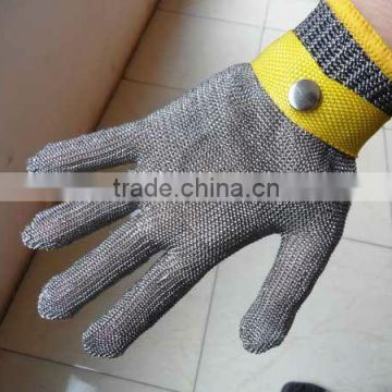 Stainless steel wire mesh gloves chain mail gloves butcher steel gloves