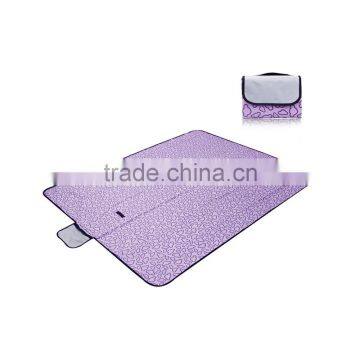 Wholesale Customised Logo Picnic Blanket Tartan Foldable Camping Picnic Mat With Waterproof PVC Coating photo-5